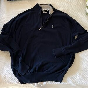 Old Palm west Palm beach navy blue quarter zip Peter Millar
